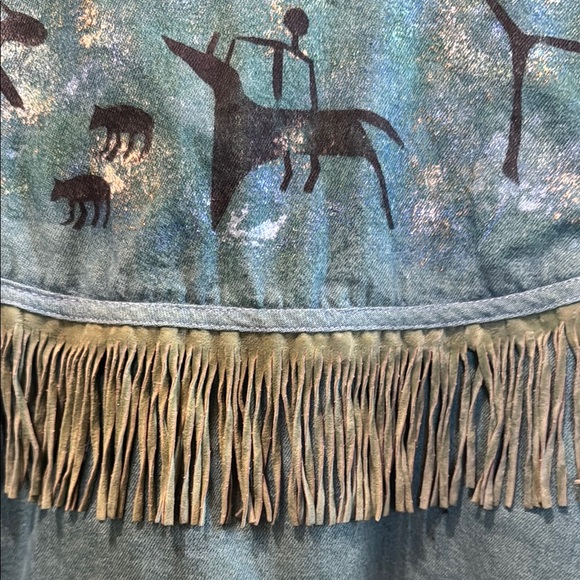 Vintage western Fringe Jacket, Womens Medium - Picture 4 of 5